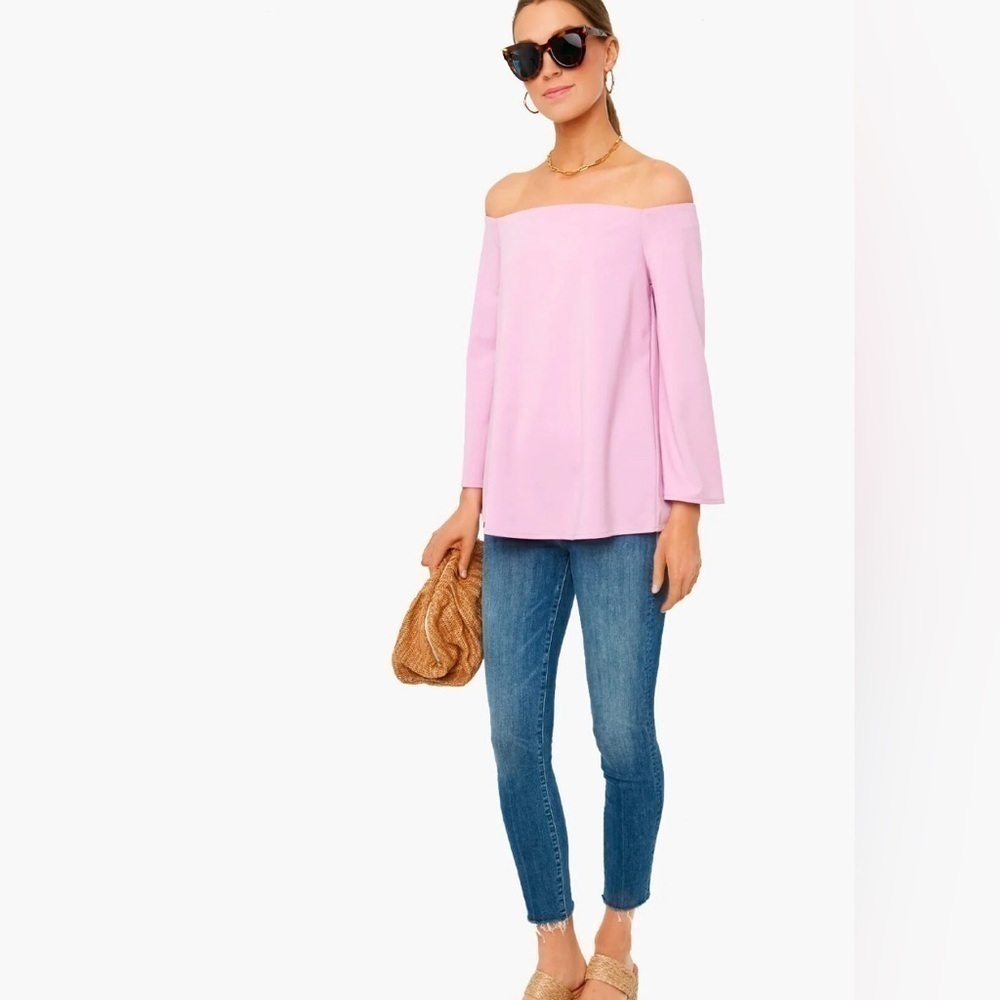 Tuckernuck Off The Shoulder Lilac Top